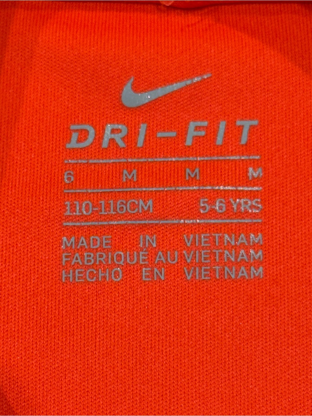 Nike Dri-Fit Orange & Gray Athletic Set - Picture 5 of 6